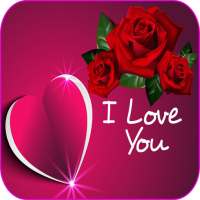 Romantic images, I love you, Roses and flowers Gif