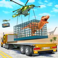 Ciężarówka przewozu dinozaurów