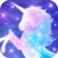 Galaxy Unicorn Shiny Glitter Theme