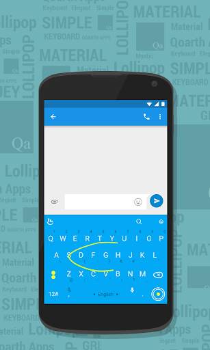 Bluey Theme for TouchPal screenshot 1
