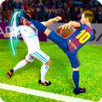Fußball-Spieler-Kampf