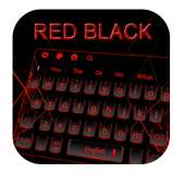 Keyboard Hitam Merah