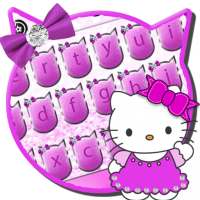 Hello Kitty Keyboard - Cute Pink Kitty Keyboard