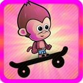 Monkey Skate Runner Free Platformer Game