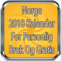 Norge 2018 Kalender For Personlig Bruk Og Gratis