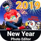 Happy New Year Photo Editor 2019 photo Frame on 9Apps