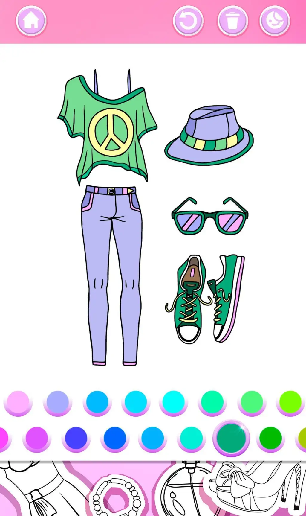 Fashion Coloring Book Screenshot