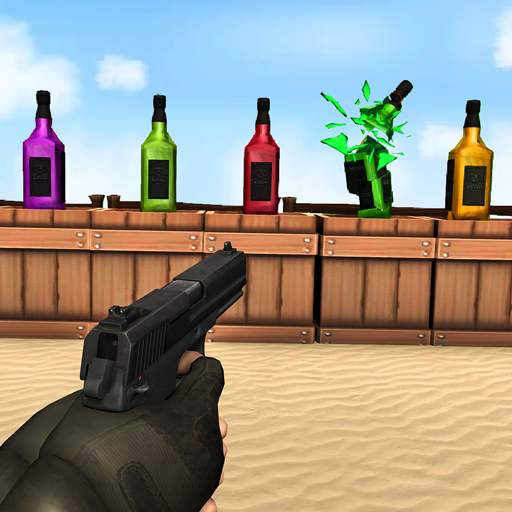 Knock Bottles Down: Sniper Gun Shooting Games