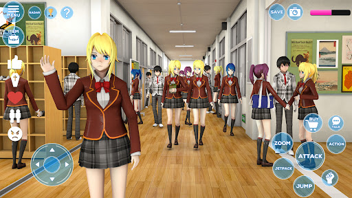 Anime High School Girl Life 3D  Game Solver