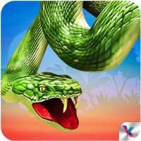 anaconda liar serangan ular 3D