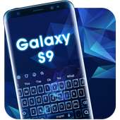 لوحة المفاتيح الزرقاء لمجرة S9 on 9Apps