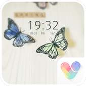 Butterfly Love theme-vlocker on 9Apps