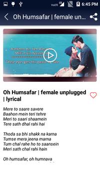 Oh discount humsafar lyrics