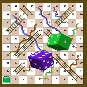 🐍 🪜 Draw Snake and Ladder Board Game with Tokens and Dice : Snake and  Ladder 