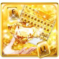 Gold Luxury Diamond Keyboard on 9Apps