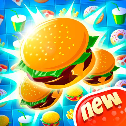Crush The Burger ! Deluxe Match 3 Game