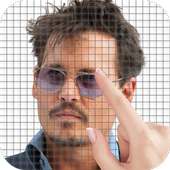 Johnny Depp Color by Number - Pixel Art Game