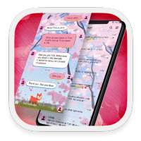 Pink Dream - Free, customize Messenger & SMS theme