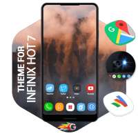 launcher Theme For Infinix 7 with photo editor
