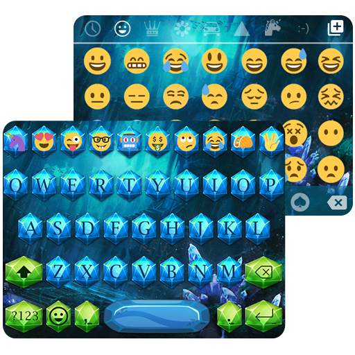 Gem Mania Theme – Emoji Keyboard💎