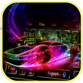 Neon Car Great Keyboard Theme on 9Apps