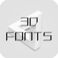 3D Font for FlipFont , Cool Fonts Text Free on 9Apps