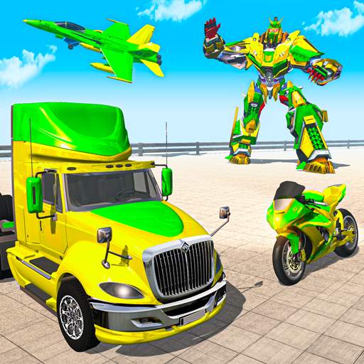 Car Robot Transport Truck Driving Games 2020