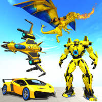 Dragon Robot Air Jet Transform Robot Shooting Game