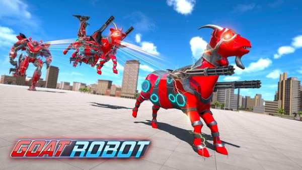 Goat Robot Car Games- New Robot Transforming Games screenshot 2