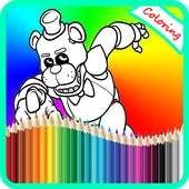 Coloring For Five Night Freddy on 9Apps