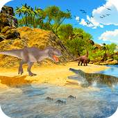 Wild Dinosaur family life jungle simulator