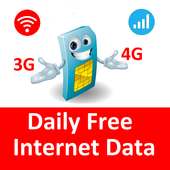 Free 3G 4G Daily 20 GB internet data