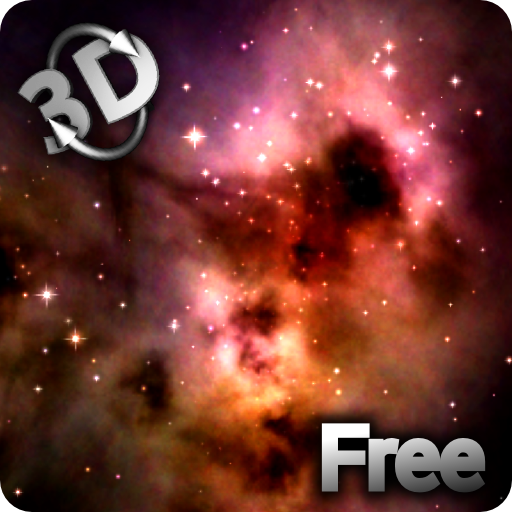 Space! Stars &amp; Clouds 3D Free icon