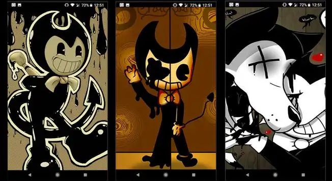 Bendy & ink machine wallpaper Art HD Apk Download for Android