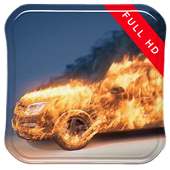Burning Car 3D Live Wallpaper