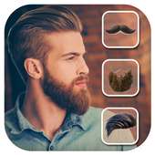 Men Hair Mustache Style -  Boy Photo Editor on 9Apps