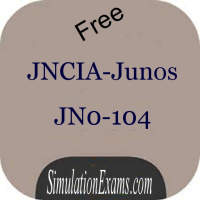 JNCIA-Junos JN0-104 Exam Sim on 9Apps