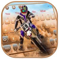 Motocross Racing Bike Keyboard Theme