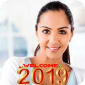Welcome 2019 Profile Photo Maker - Happy New Year on 9Apps