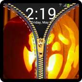 Zipper Halloween Pumpkin