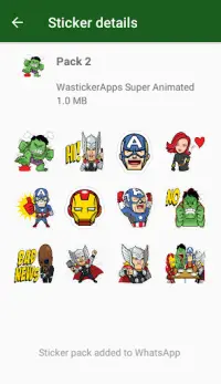 ☆Stickers de Super Heroes Animados (WAStickerApps) App لـ Android Download  - 9Apps