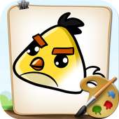 Coloring Angry Birds on 9Apps