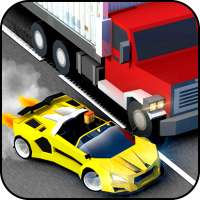 Blocky Speed Racing: Highway Traffic Racer