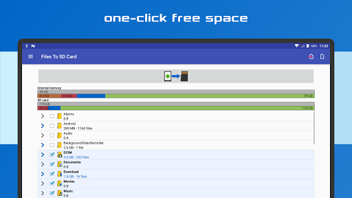 Files To SD Card - Make space screenshot 1