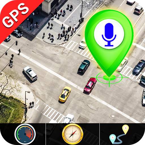 GPS Satellite - Live Earth Maps & Voice Navigation