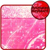 Pink Rose Animated Keyboard & Live Wallpaper