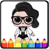 How To Color LOL Surprise Doll -lol ball pop 3