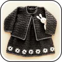 Crochet Patterns Baby Dress & Tutorial