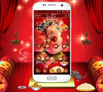 Red Cute Ganpati Bappa Theme APK Download 2023 - Free - 9Apps