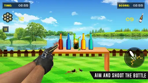 Offline Bottle Shooting Games APK for Android Download